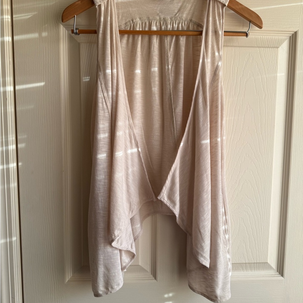 Armani Exchange Beige Buttoned Top